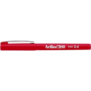 200 Fineliner 0.4mm Ince Uçlu Yazı ve Çizim Kalemi Kırmızı