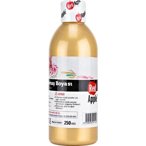Red Apple  Yaldız Kumaş Boyası 250 Ml. Metalik Altın