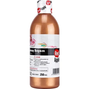 Red Apple  Yaldız Kumaş Boyası 250 Ml. Metalik Bakır