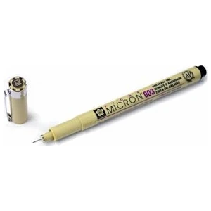 Pigma Micron Teknik Çizim Kalemi 0.03 Siyah