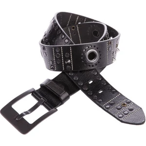 Cipo&Baxx CG162 Gerçek Deri Metal Delikli Erkek Kemer