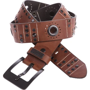 Cipo&Baxx CG162 Gerçek Deri Metal Delikli Erkek Kemer