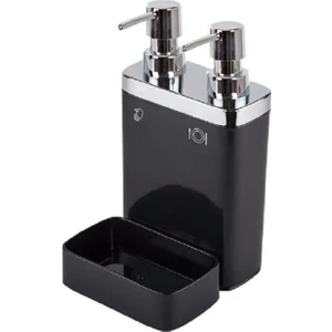 Viva Süngerlikli Ikili Sıvı Sabunluk Siyah