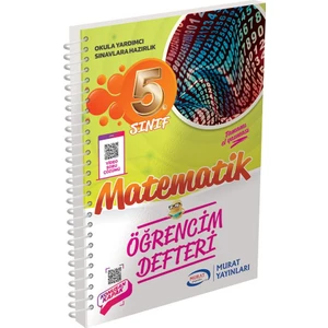 Murat Yayınları 5.Sınıf Matematik Öğrencim Defteri