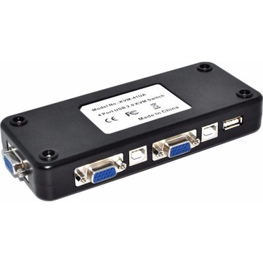 Triline 4 Port Usb Kvm Switch 4Pc Tek Monitör Kontrol Fiyatı