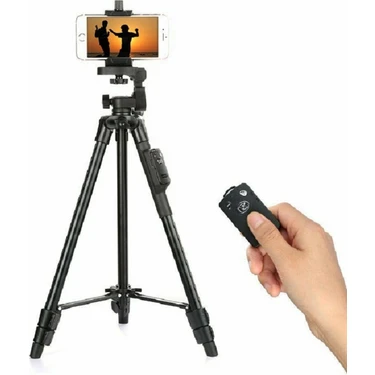 Yunteng Vct 5208 Kumandalı Telefon Tutuculu Kamera ve Telefon Tripod 125