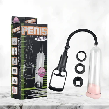 Kuvvetli Vakumlu Silikon Başlıklı Penis