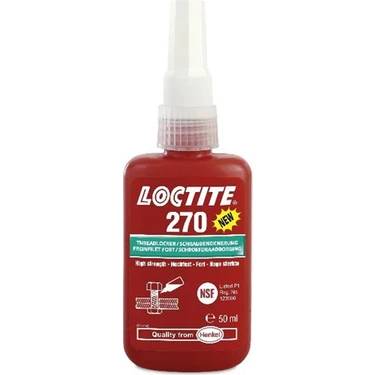 Loctite 270 - Yüksek Mukavemetli Vida Sabitleyici 50