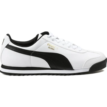 Roma Basic White-Black Unisex Beyaz Sneaker