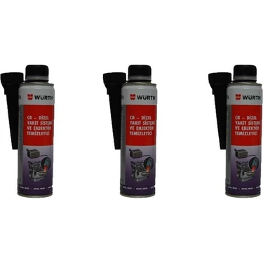 Würth Yüksek Performanslı Dizel Enjektör Temizleyici Yakıt Katkısı (3 x 300