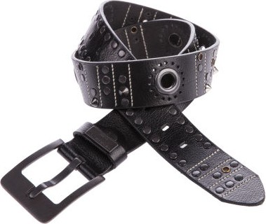 Cipo & Baxx Cipo&Baxx CG162 Gerçek Deri Metal Delikli Erkek Kemer görsel 7