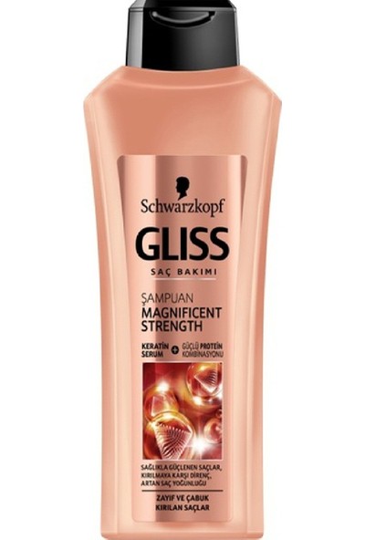Gliss Magnificent Strength Şampuan 550 ml 6'lı Set