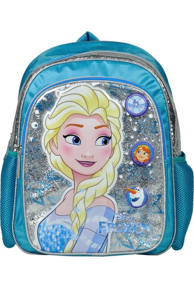 Disney Frozen Elsa Okul Çantası Simli Lisanslı