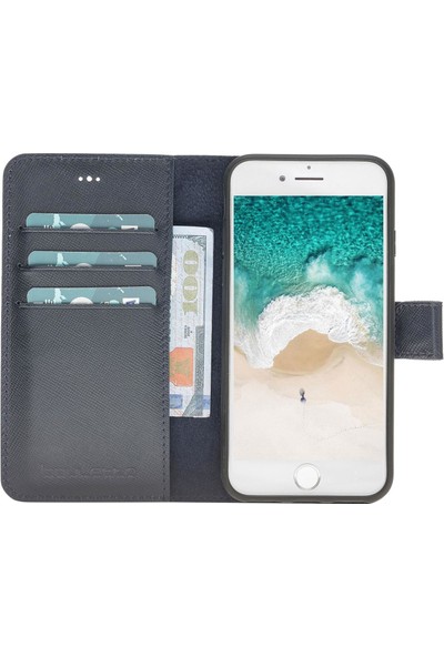 Bouletta Apple iPhone 7-8 Magic Wallet Deri Telefon Kılıfı + Arka Kapak