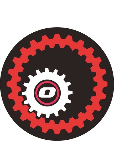 Nikidom Roller Çanta Için Tekerlek Stickeri / Etiketi Merchanıc Desen