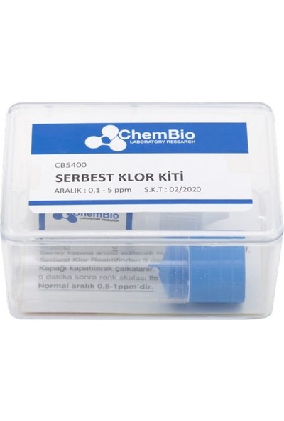 Chembio Serbest Klor Test Ölçüm Kiti