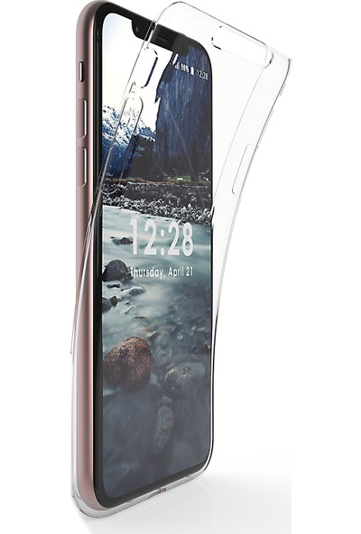 Monsterskin Apple iPhone X Full Body Süper Darbeye Dayanıklı 360 Derece Tam Koruma Ekran Koruyucu