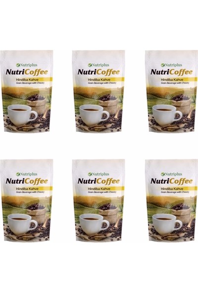 Farmasi Nutriplus Nutricoffee-Hindiba Kahvesi 6 lı Paket