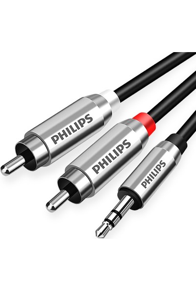 Philips SWR2120C/93 3.5mm Stereo Erkek / Rca Erkek Ses Kablosu - 2 Metre