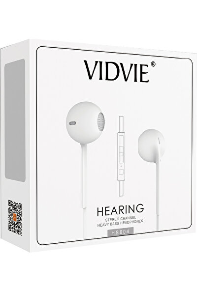 Vidvie HS604N Mikrofonlu Kulaklık - Beyaz