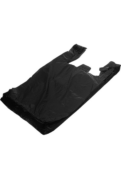 Arafplastik Siyah Hışır Atlet Poşet Orta Boy 37 X 27 cm - 2 kg