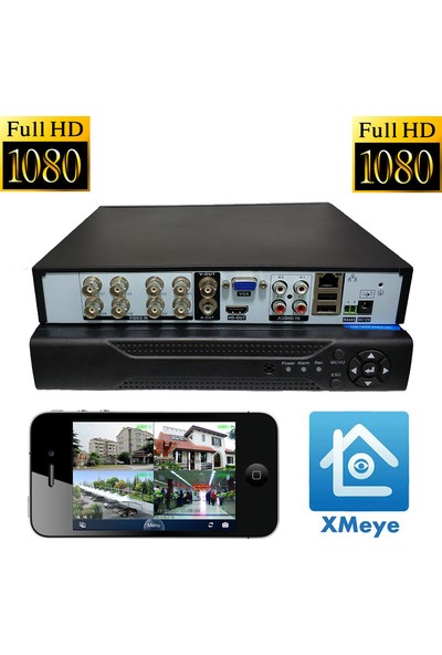 Elcam Ahd 8 Kanal Dvr Güvenlik Kamera Kayıt Cihazı Xmeye Yazılım Full Hd 1080