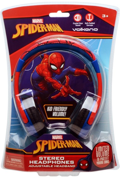 Volkano Marvel Spiderman Örümcek Adam Çocuk Kulaklığı Lisanslı MV-1001-VSM