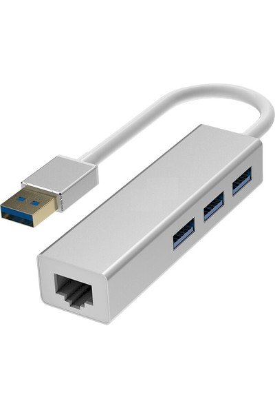 Codegen USB 3.0 - 3Port USB 3.0+ RJ45 Ethernet Çoklayıcı Hub CDG-CNV41