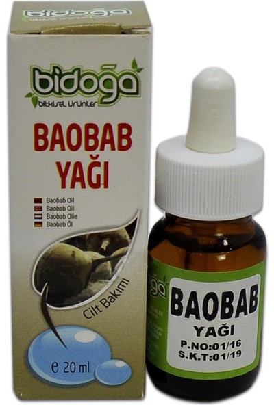 Bidoğa Baobab Yağı 20 ml