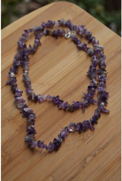 Stoneage Jewellery Rf03433 Ametist Doğal Taş Bayan Kolye