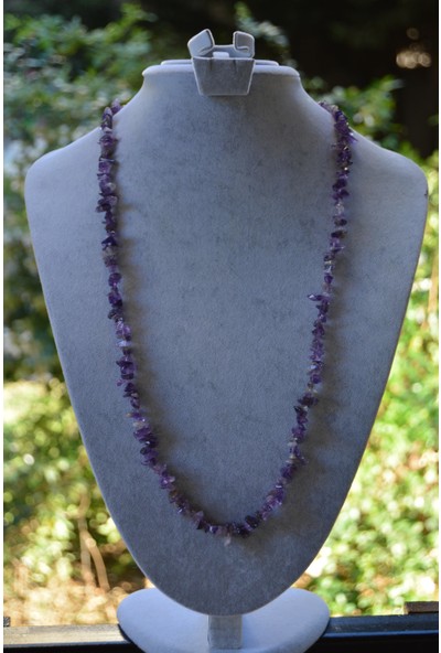 Stoneage Jewellery Rf03433 Ametist Doğal Taş Bayan Kolye