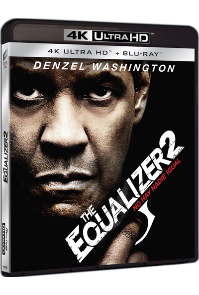 Equalizer 2: Adalet 2 4K Ultra HD + Blu-Ray 2 Disk