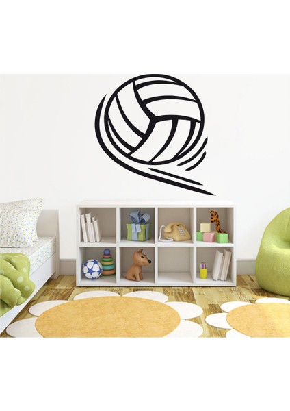 Ball Duvar Stıcker 40 x 40 cm Siyah