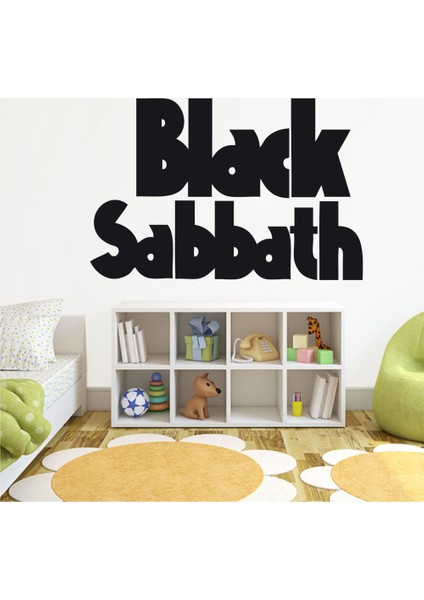 Black Sabbath 2 Duvar Stıcker 60 x 90 cm Siyah