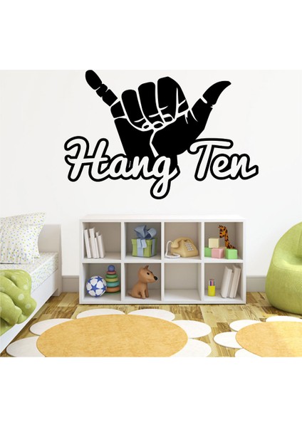 Hang Ten Duvar Stıcker 40 x 60 cm Siyah