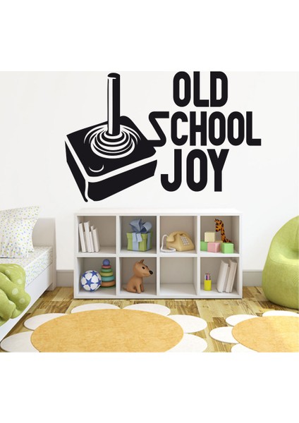 Old School Joy Duvar Stıcker 40 x 60 cm Siyah