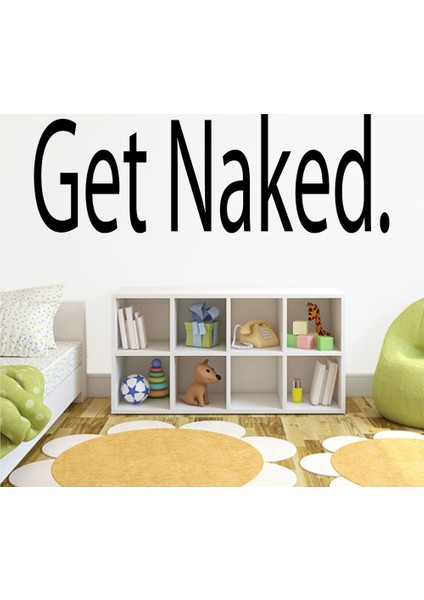 Get Naked Duvar Stıcker 40 x 120 cm Siyah