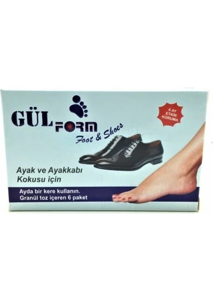 Gülform Ayak ve Ayakkabı Koku Giderici Pudra (Antibakteriyel)