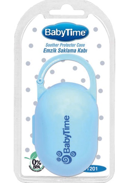 Babytime Emzik Saklama Kabı Mavi