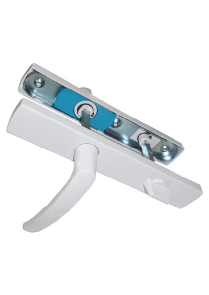 Pvc Yaylı Kapı Kolu Wc Beyaz Renk