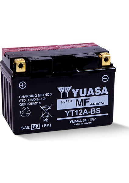 YT12A-BS Motosiklet Aküsü