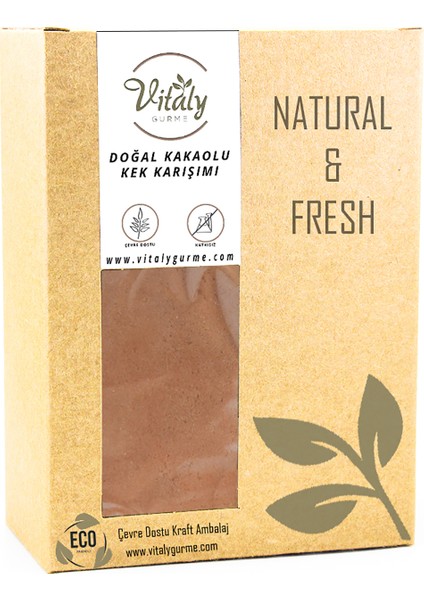 Doğal Kakaolu Kek Karışımı 500 gr