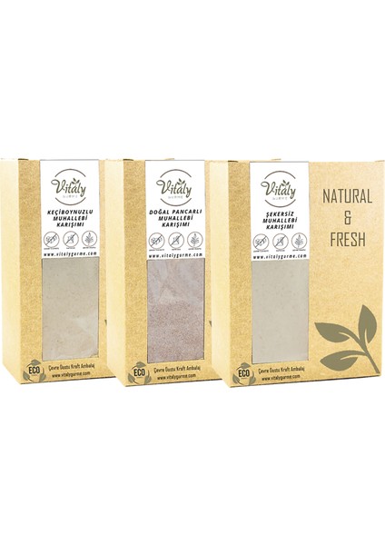 Doğal Şekersiz Bebek Muhallebi Seti