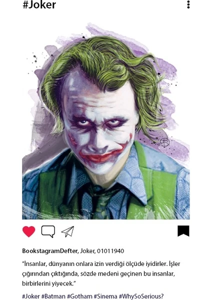 Joker - Bookstagram Defter