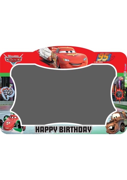 Cars Çerçeve 98 cm x 68 cm