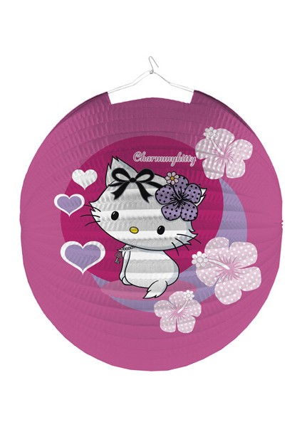 Charmmykitty Fener Yuvarlak Süs Pembe