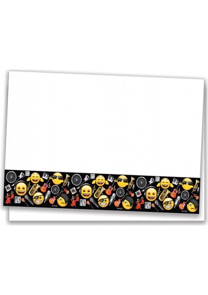 Emoji Genç Masa Örtüsü 120X180