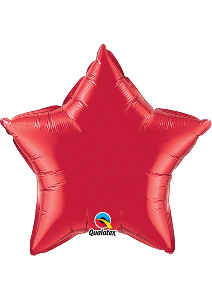 Folyo Balon Yıldız Kırmızı 18'' D.Ü 5Tl