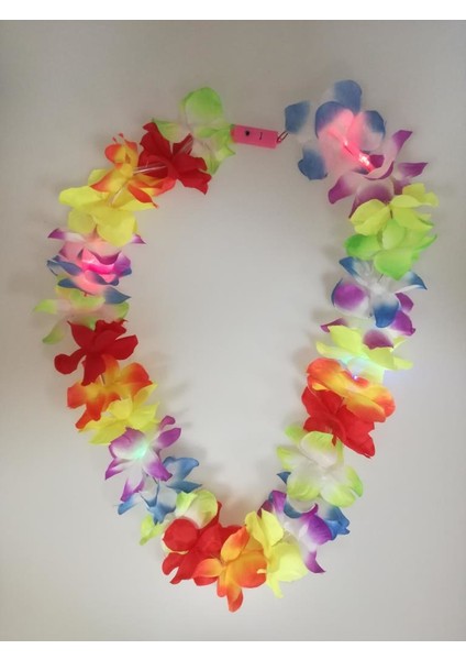 Hawaii Kolye Renkli Led Işıklı