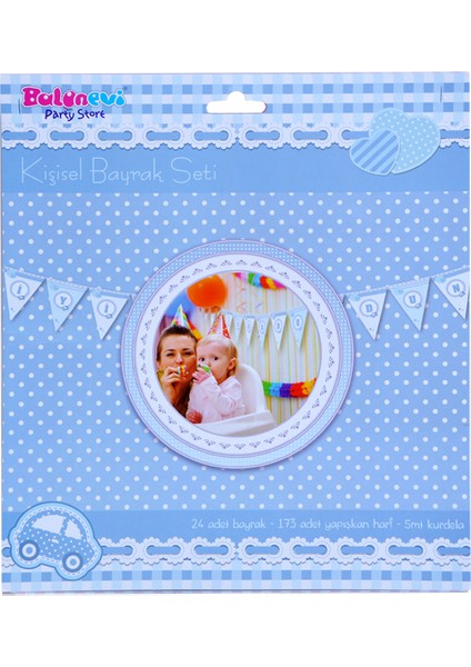Kişisel Bayrak Seti Mavi